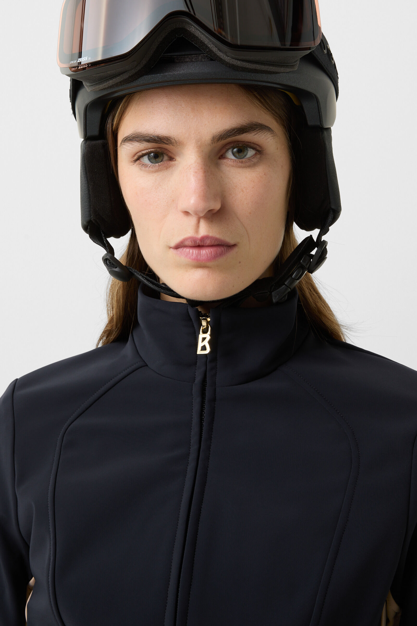 Bond softshell ski overall Black/beige