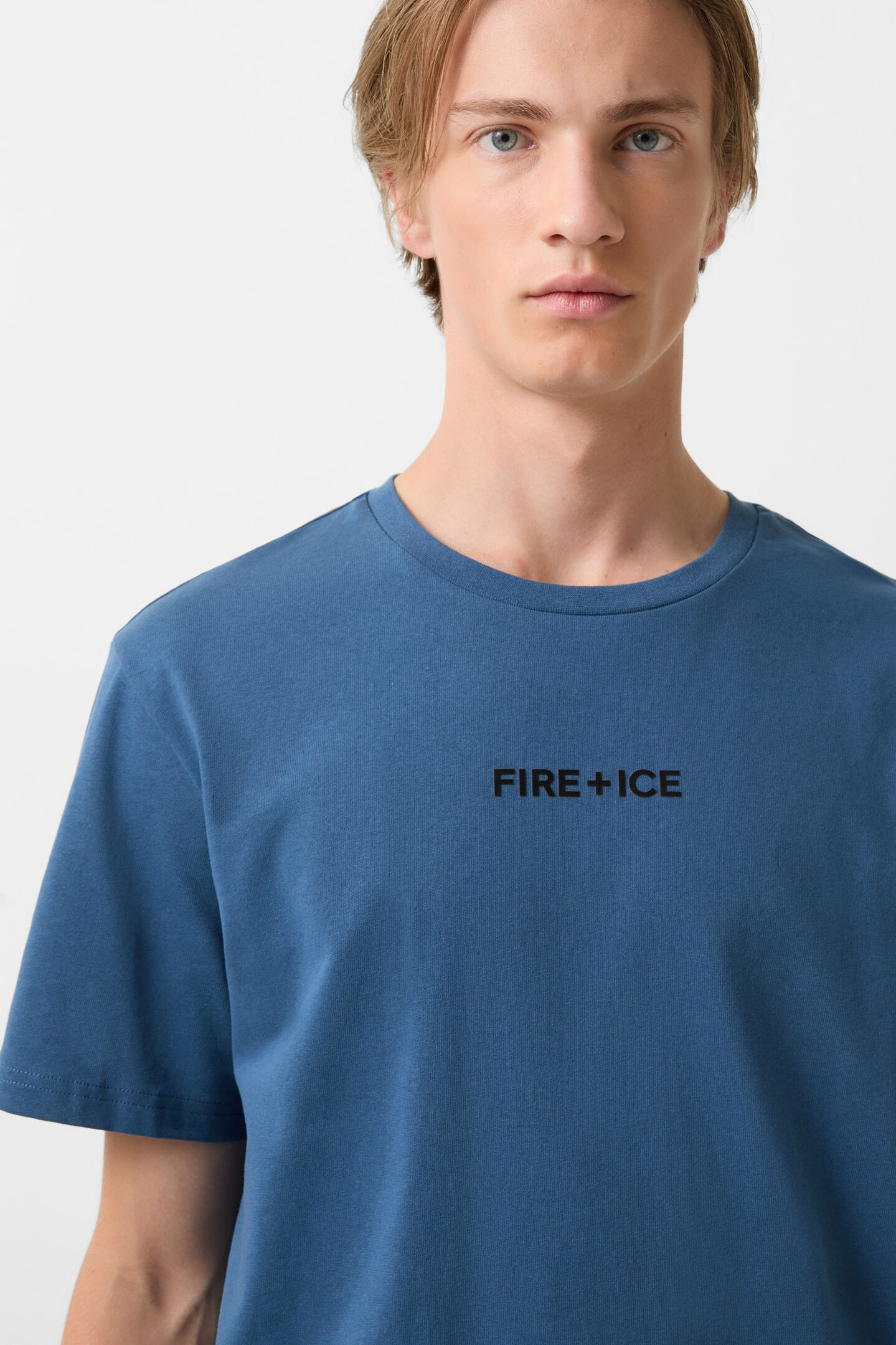 T-Shirt Mick Blau