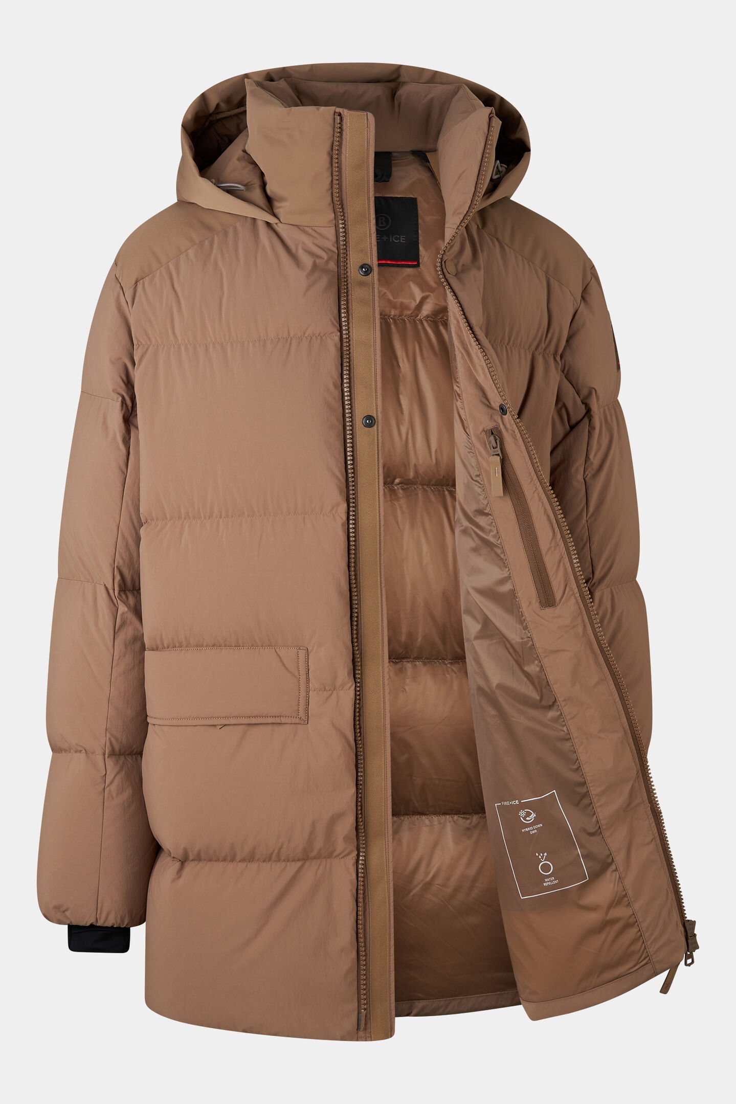 Yaron down short coat Caramel