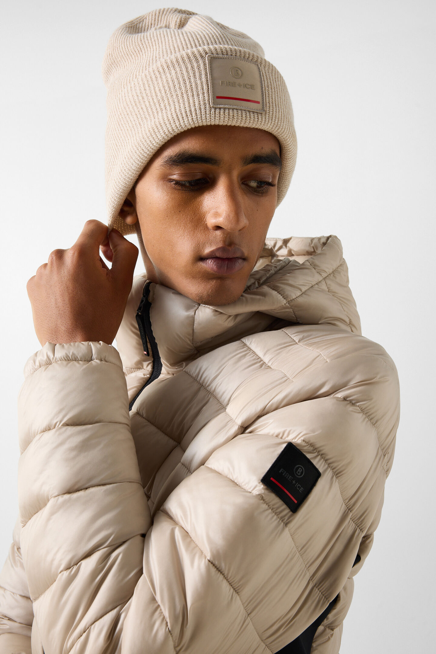 Elvis quilted jacket Beige