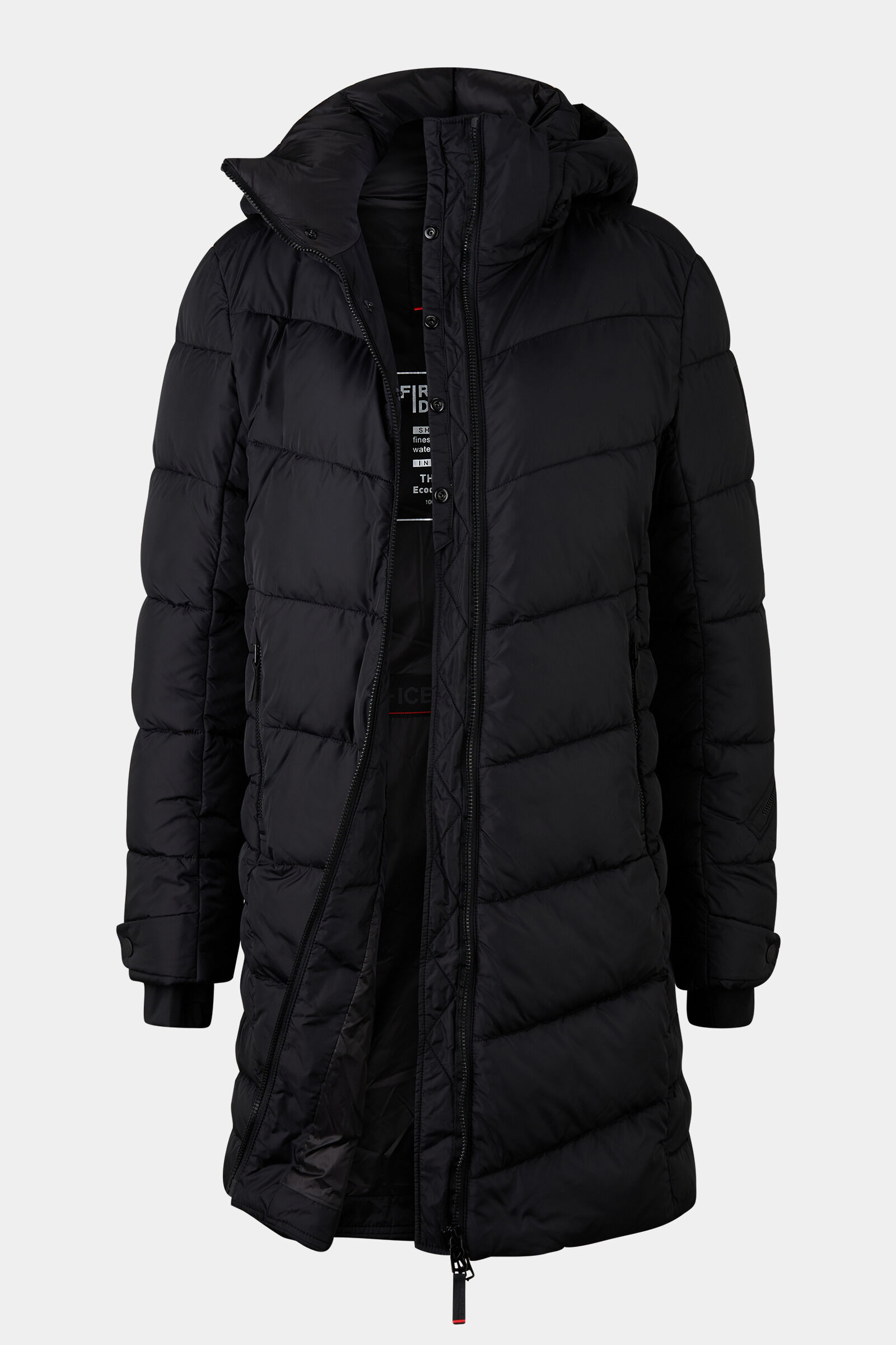 Aenny quilted coat Black