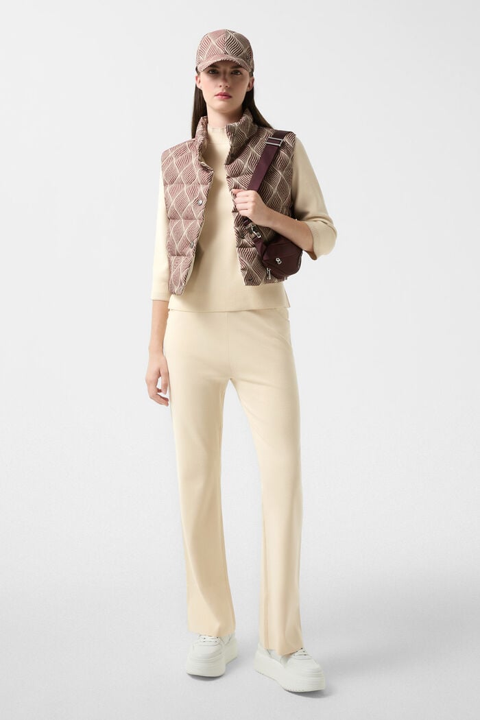 Benette knitted trousers Cream Benette knitted trousers Cream