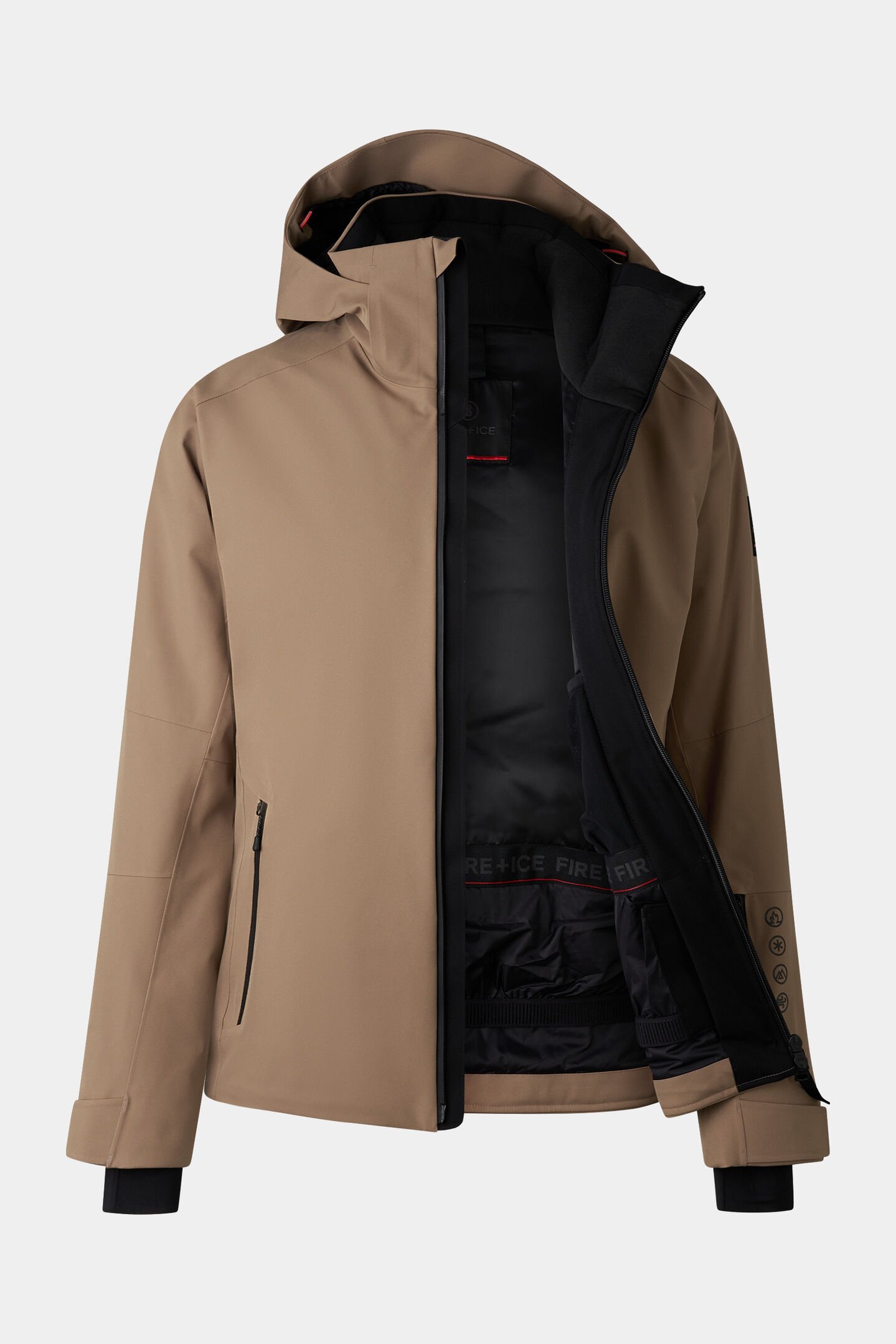 Skijacke Eason Karamell 