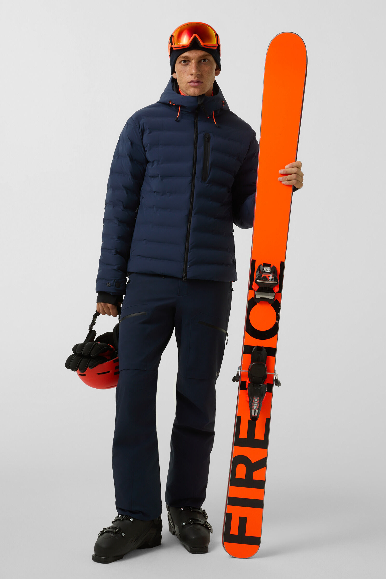 York quilted jacket Dark blue