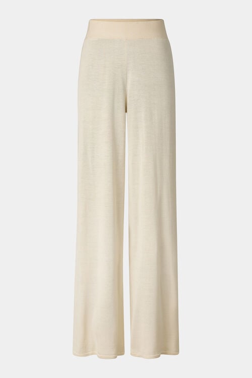 Paula knitted trousers Cream