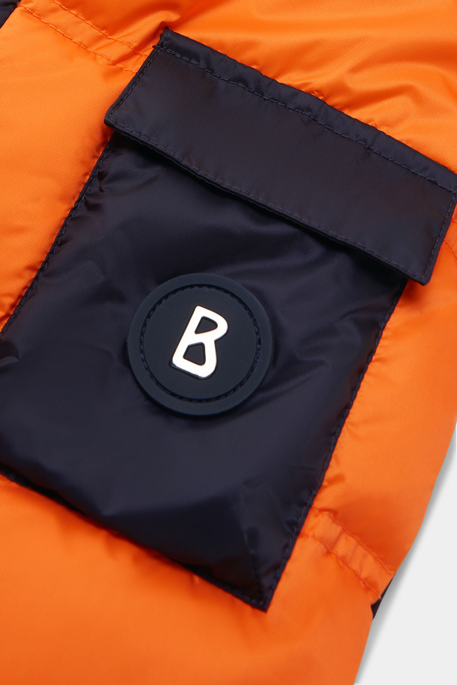 Kids ski jacket Pablo Sand/Orange/Navy