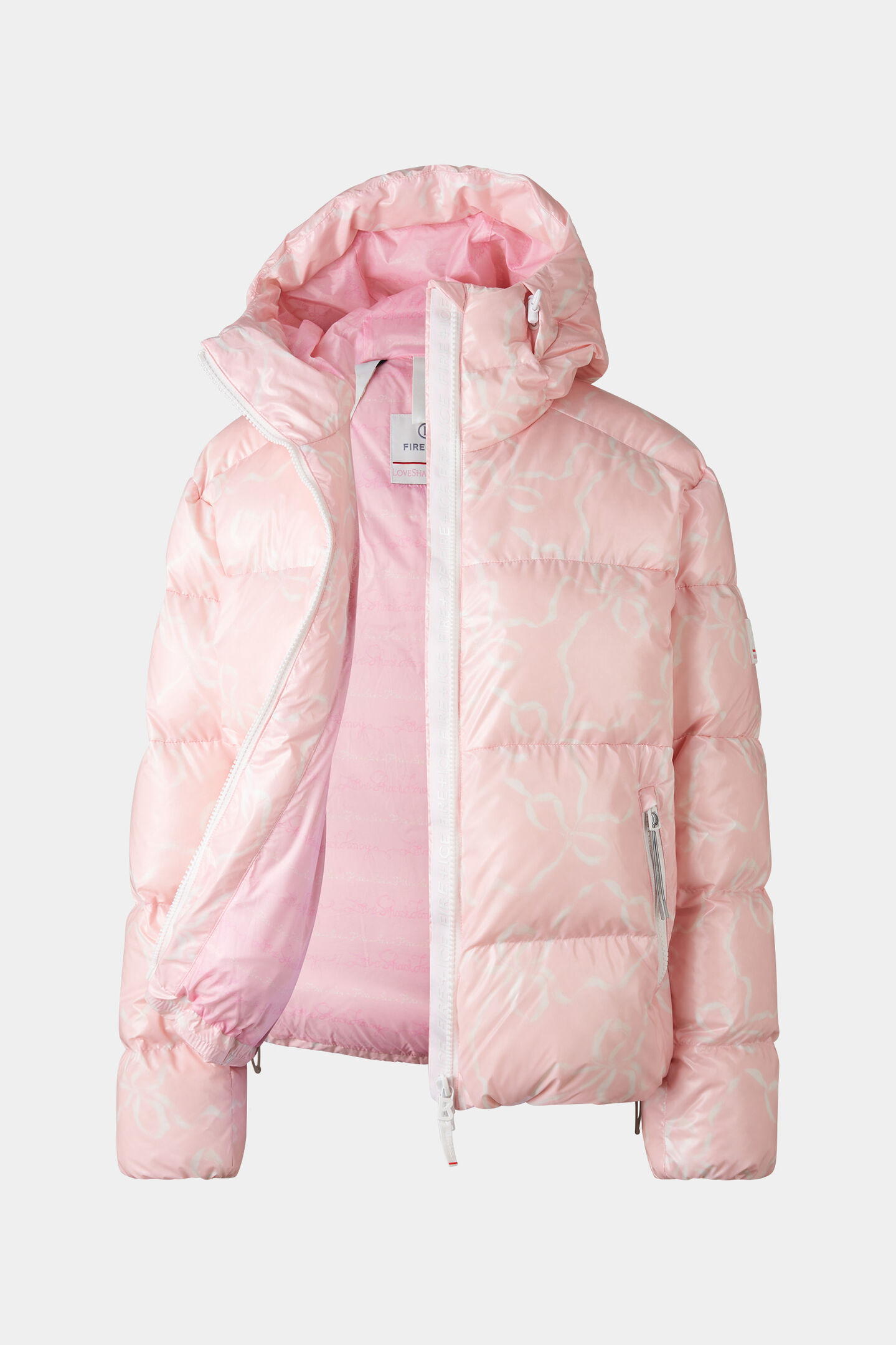 Vally down jacket Pink/Off-White
