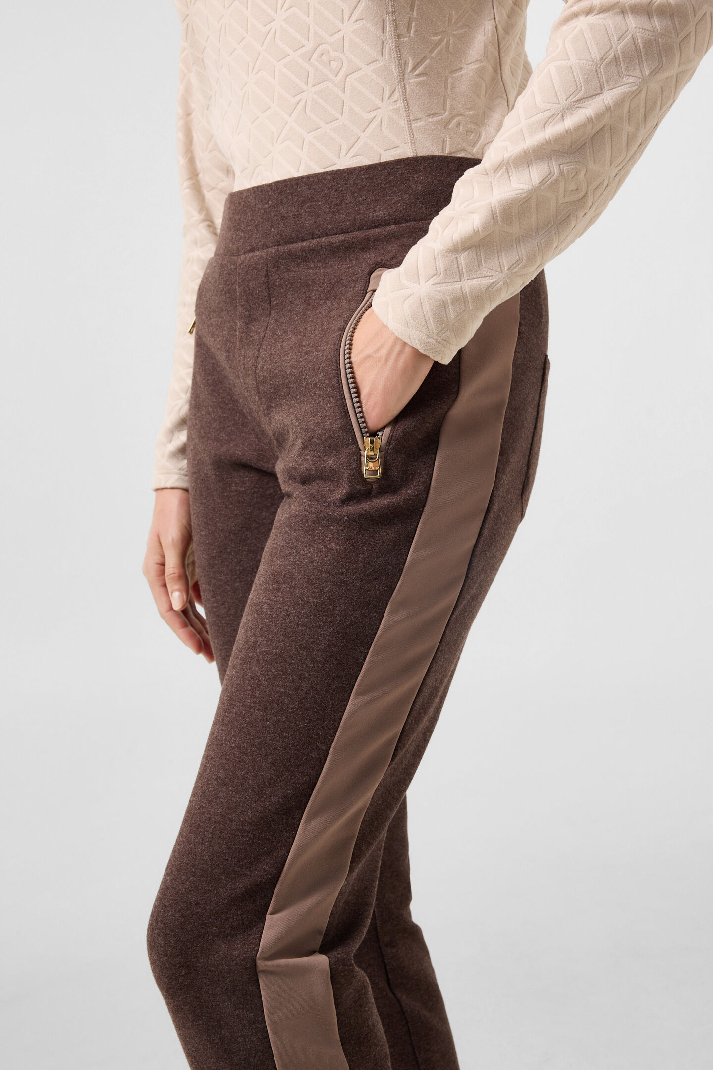Flanellhose Katalin Dunkelbraun