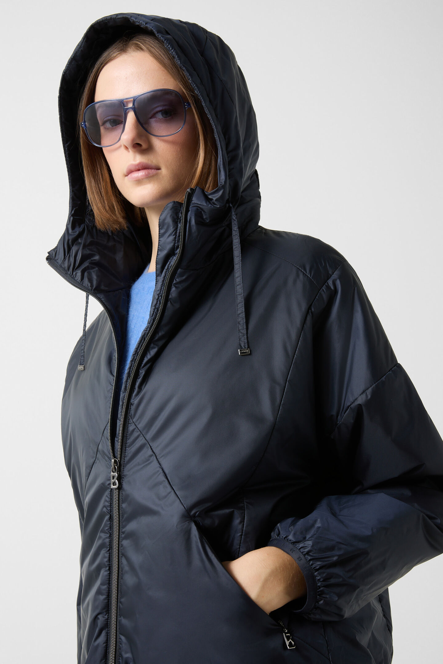 Lightweight-Jacke Beryll Navy-Blau