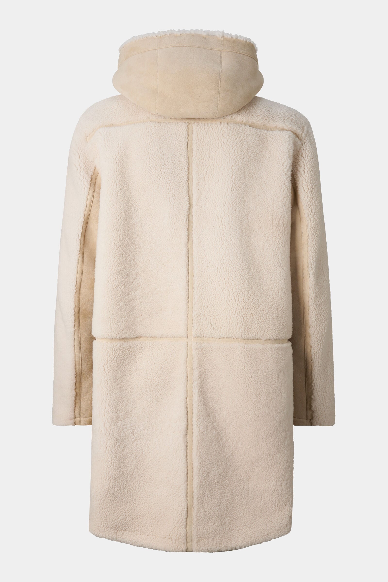 Lammfell-Mantel Soan Beige/Camel