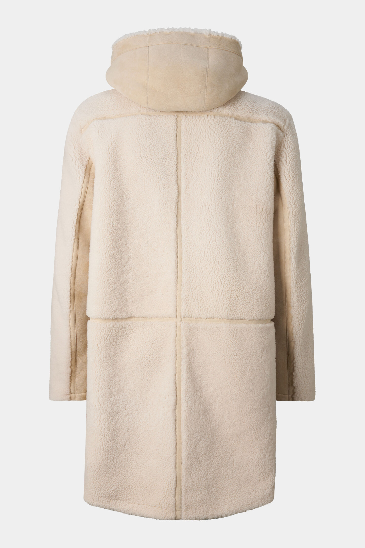Lammfell-Mantel Soan Beige/Camel