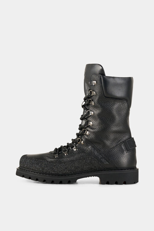 High Boots Helsinki X Bond 007 mit Spikes Schwarz