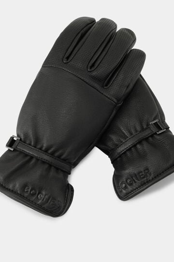 Leder-Handschuhe Tina Schwarz Leder-Handschuhe Tina Schwarz