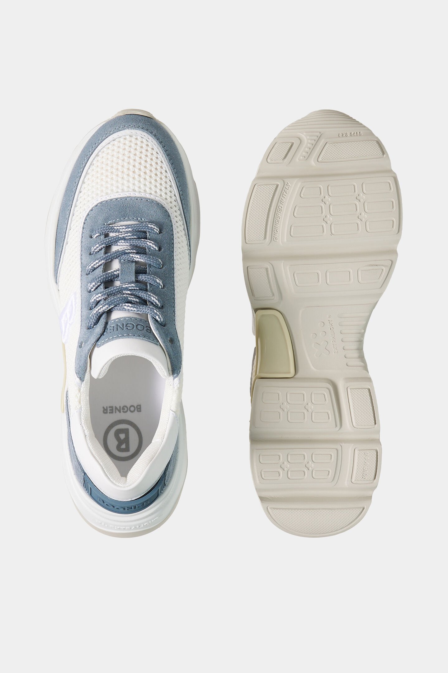 Kobe sneaker Gebroken wit/blauw