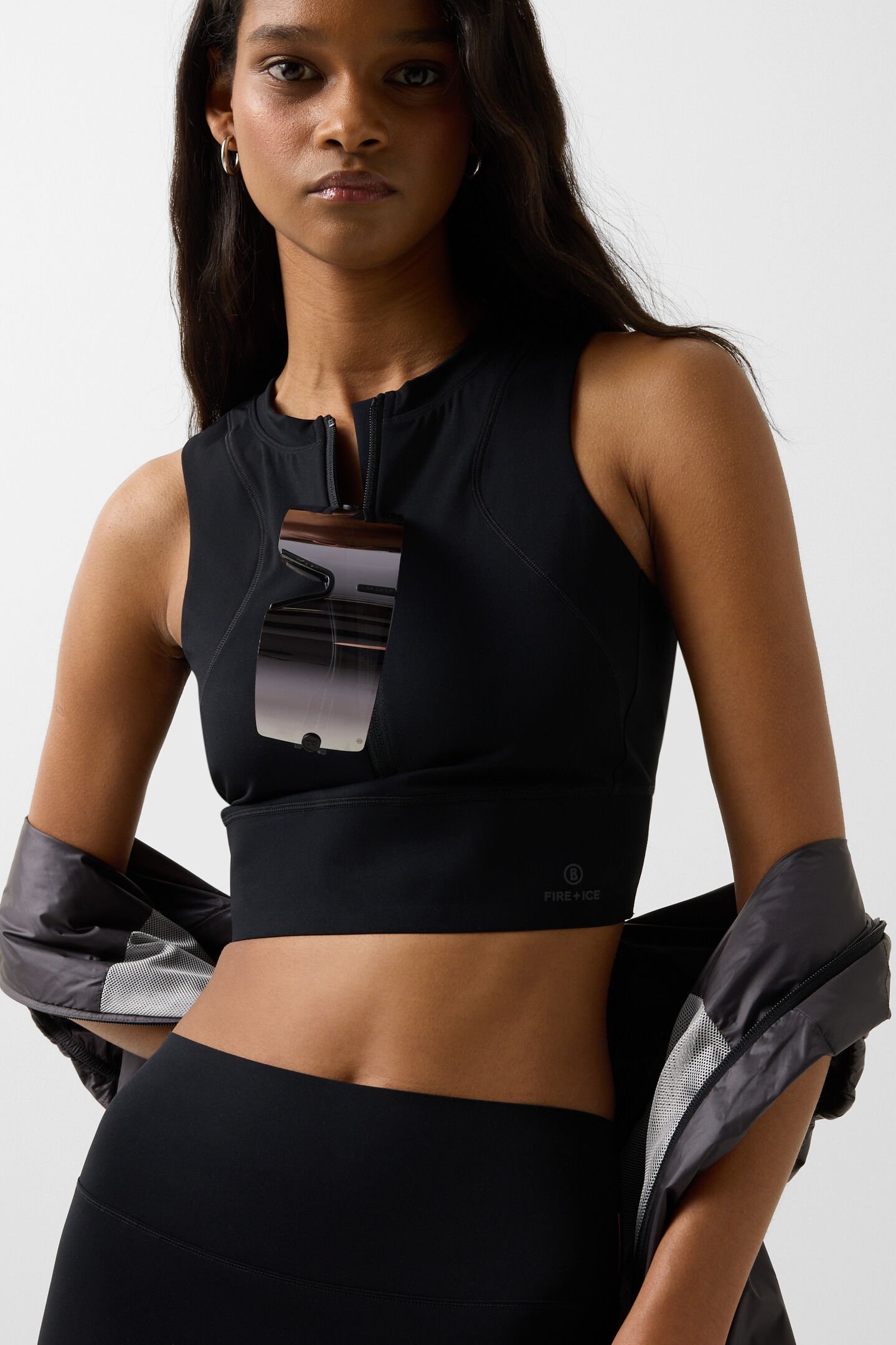 Funktions-Top Caia Schwarz