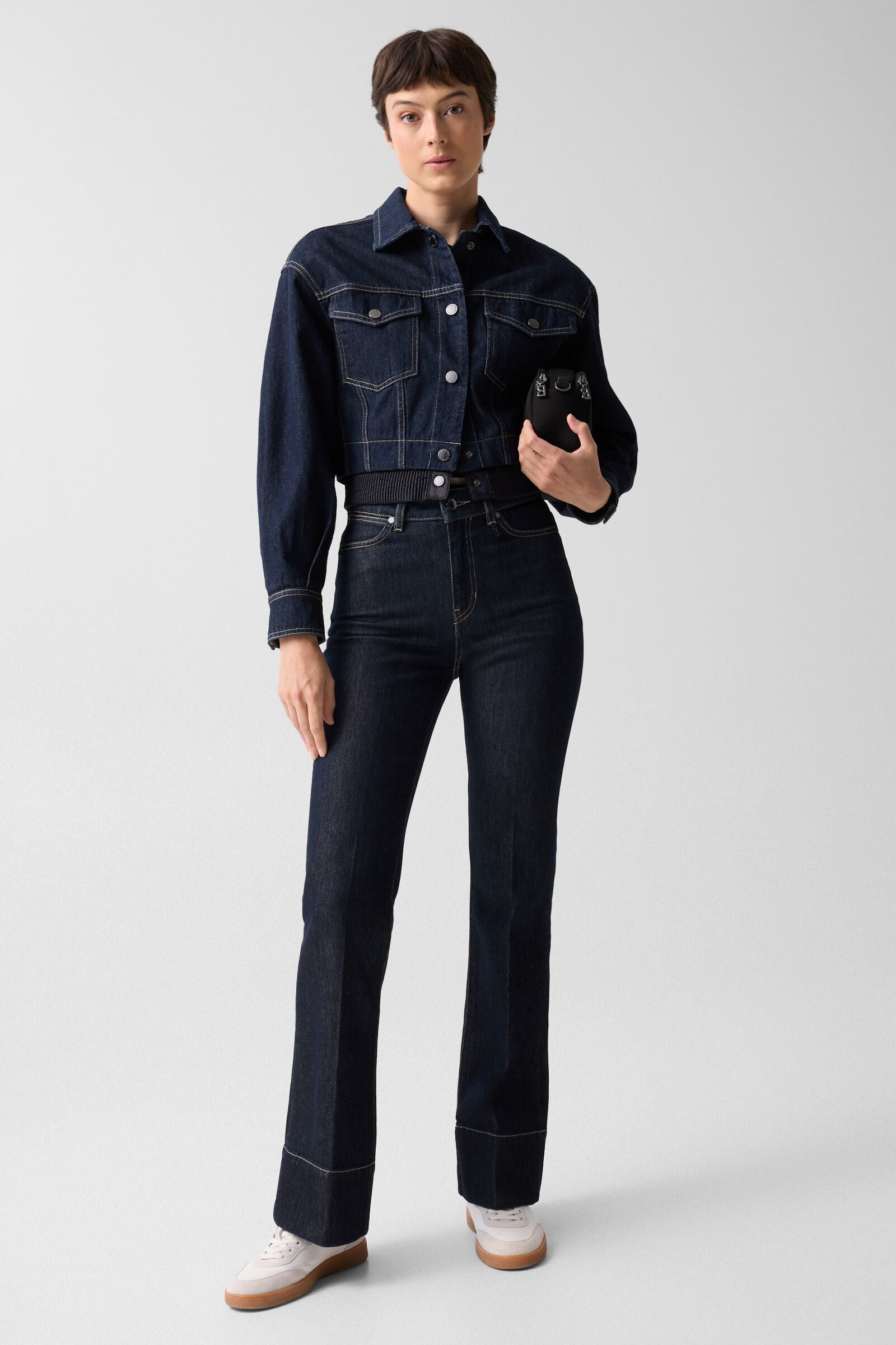 Panya denim jacket Dark Denim Blue