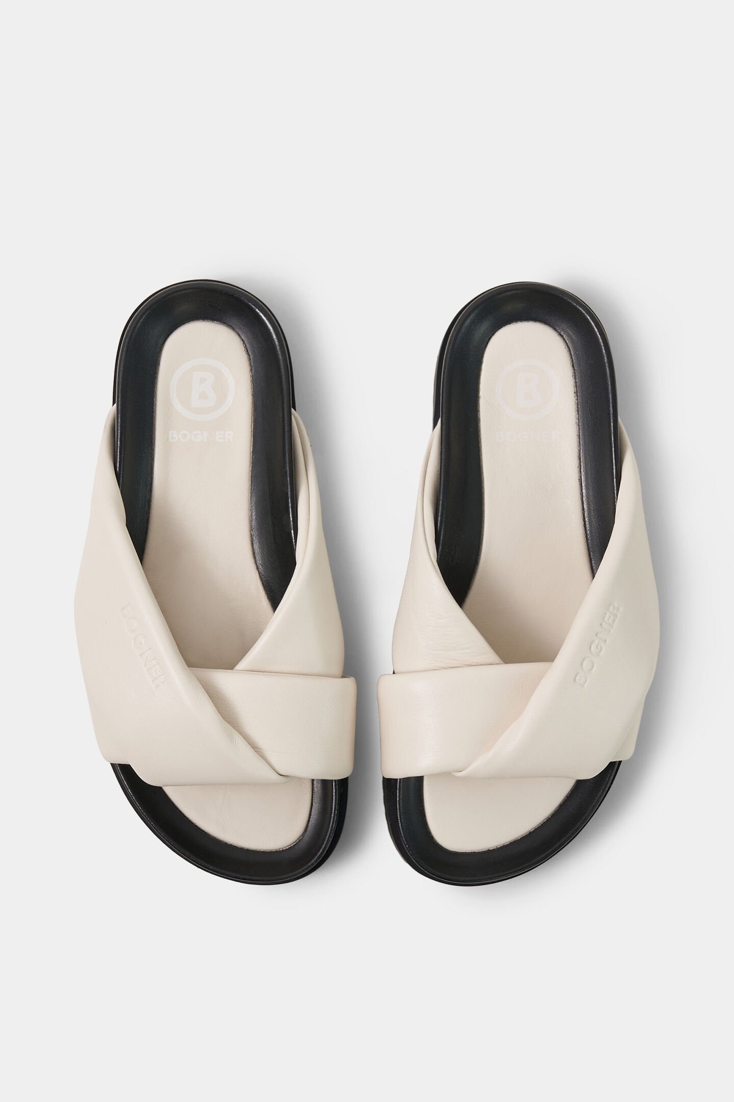 Sirolo sandals Cream/black