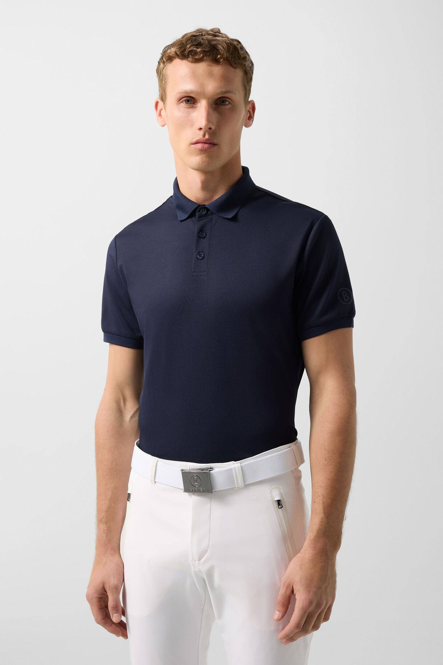 Funktions-Polo-Shirt Daniel Navy-Blau