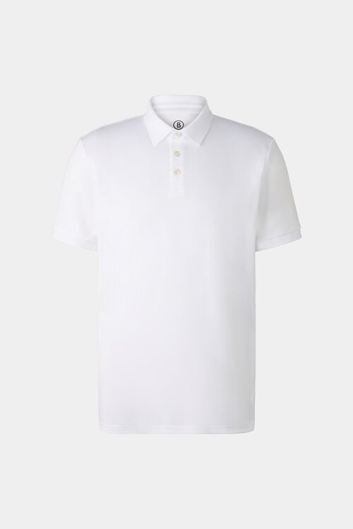 Funktions-Polo-Shirt Daniel Off-White