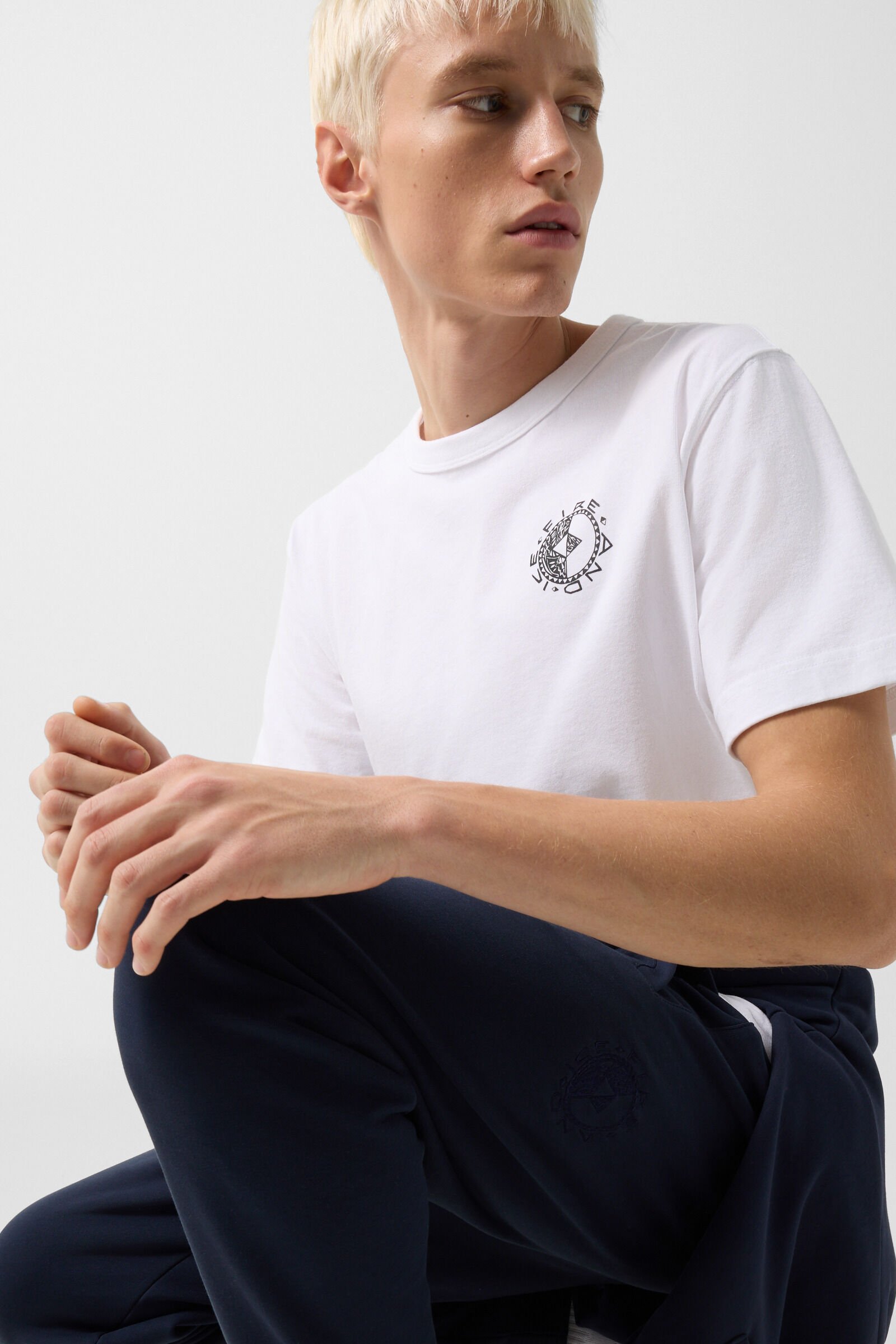 T-Shirt Lino Wei&szlig;