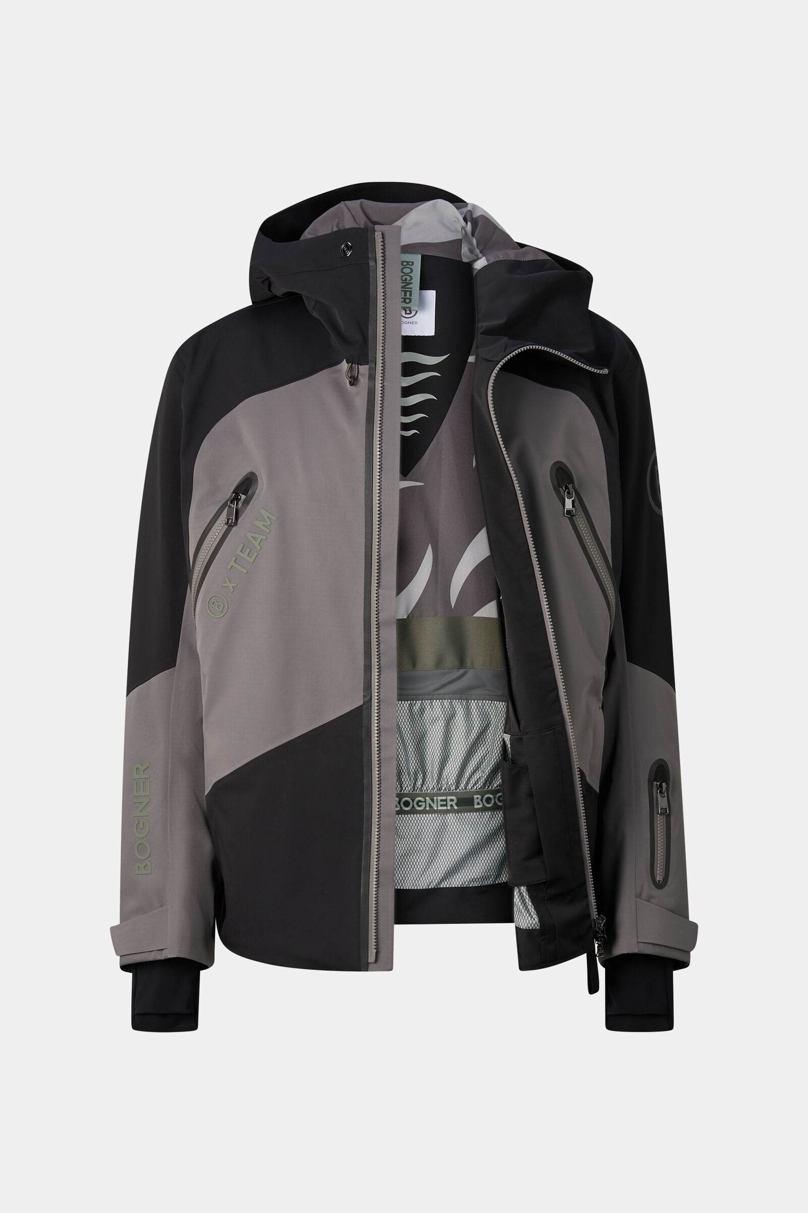 Jasper ski jacket Grey/Black