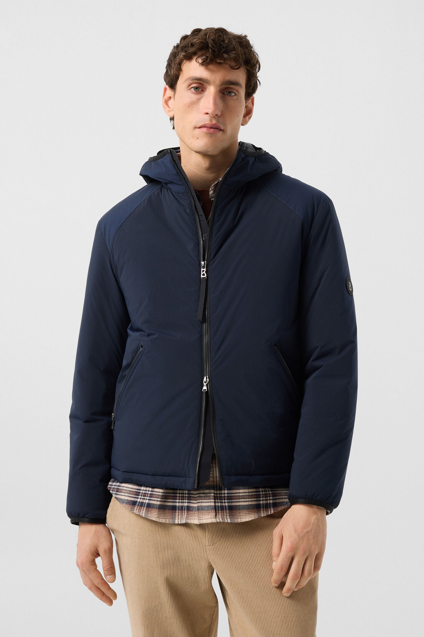 Clio lightweight down jacket Navy blue