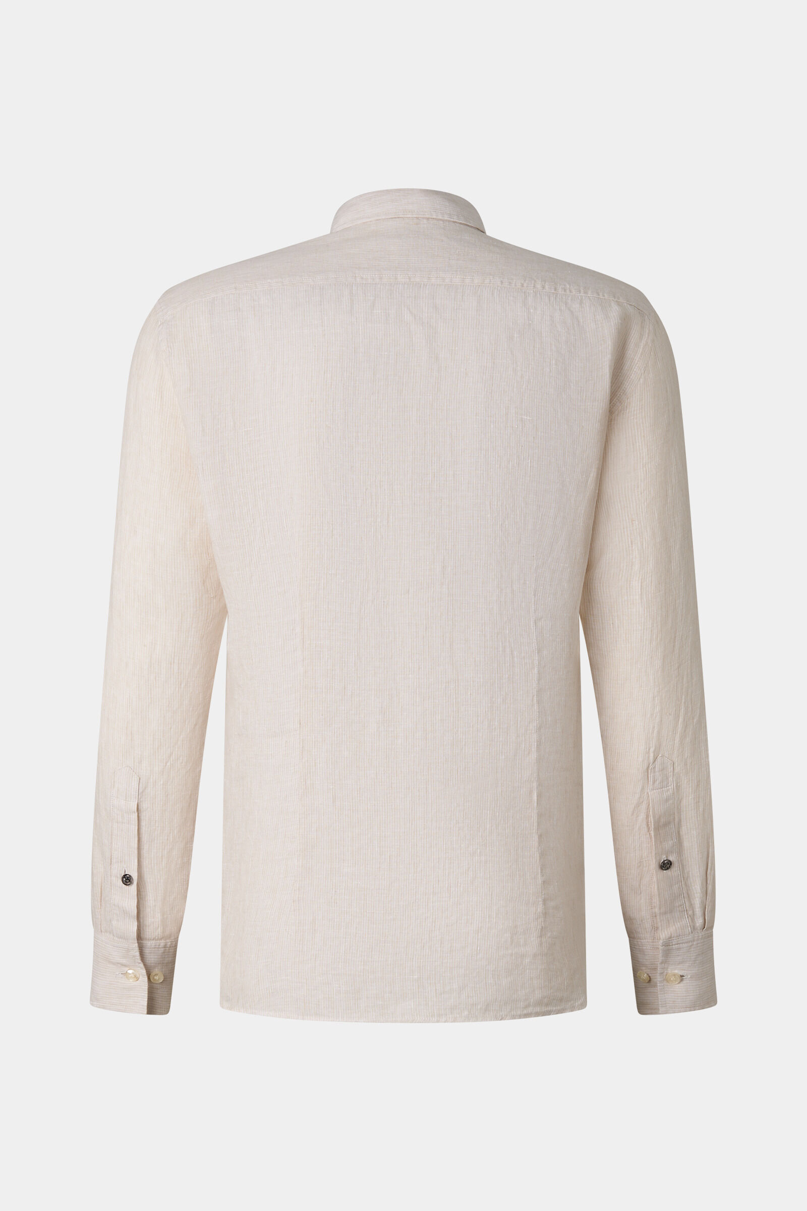 Timi linnen overhemd Zand/wit