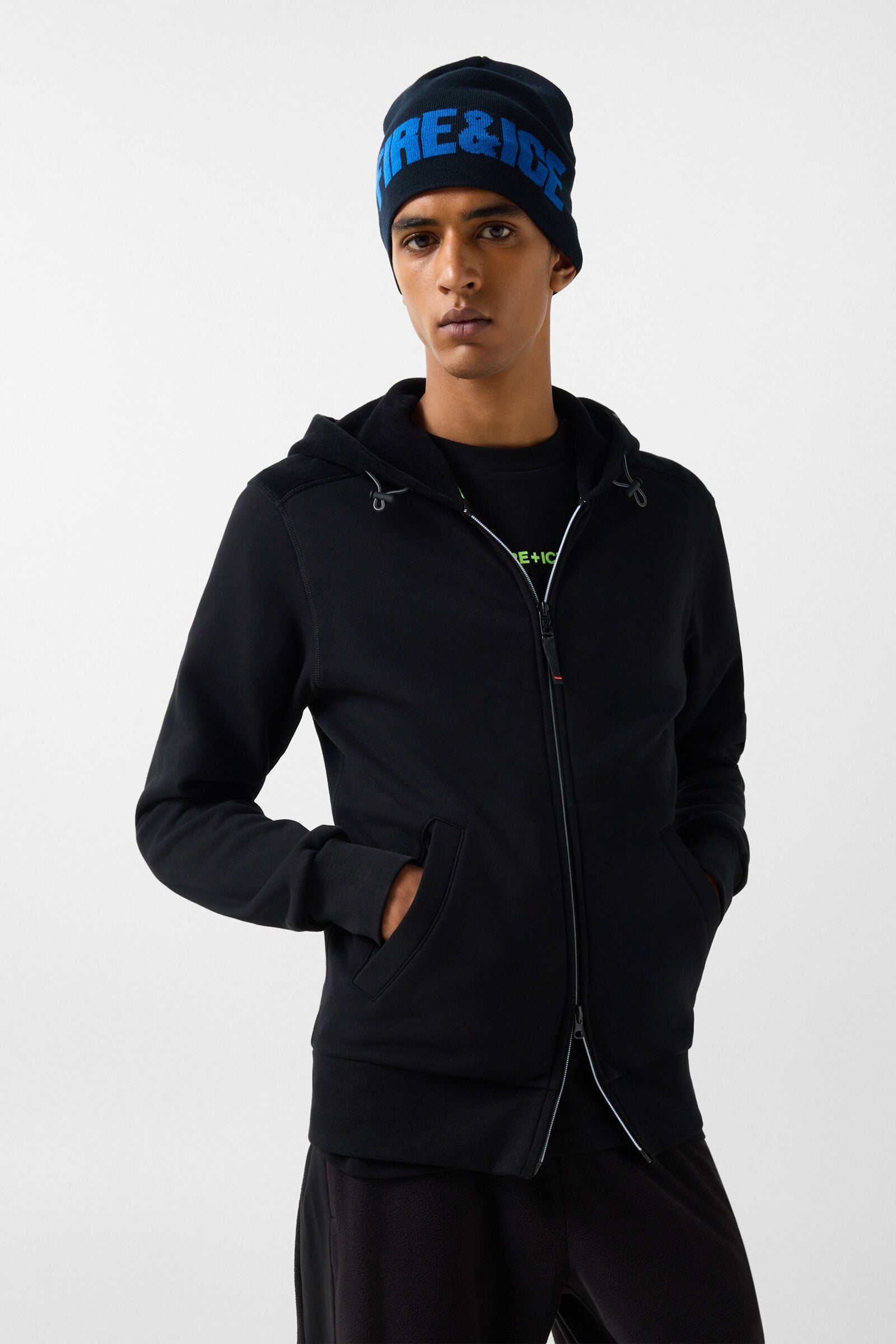 Kano Cotton Jersey Jacket Black