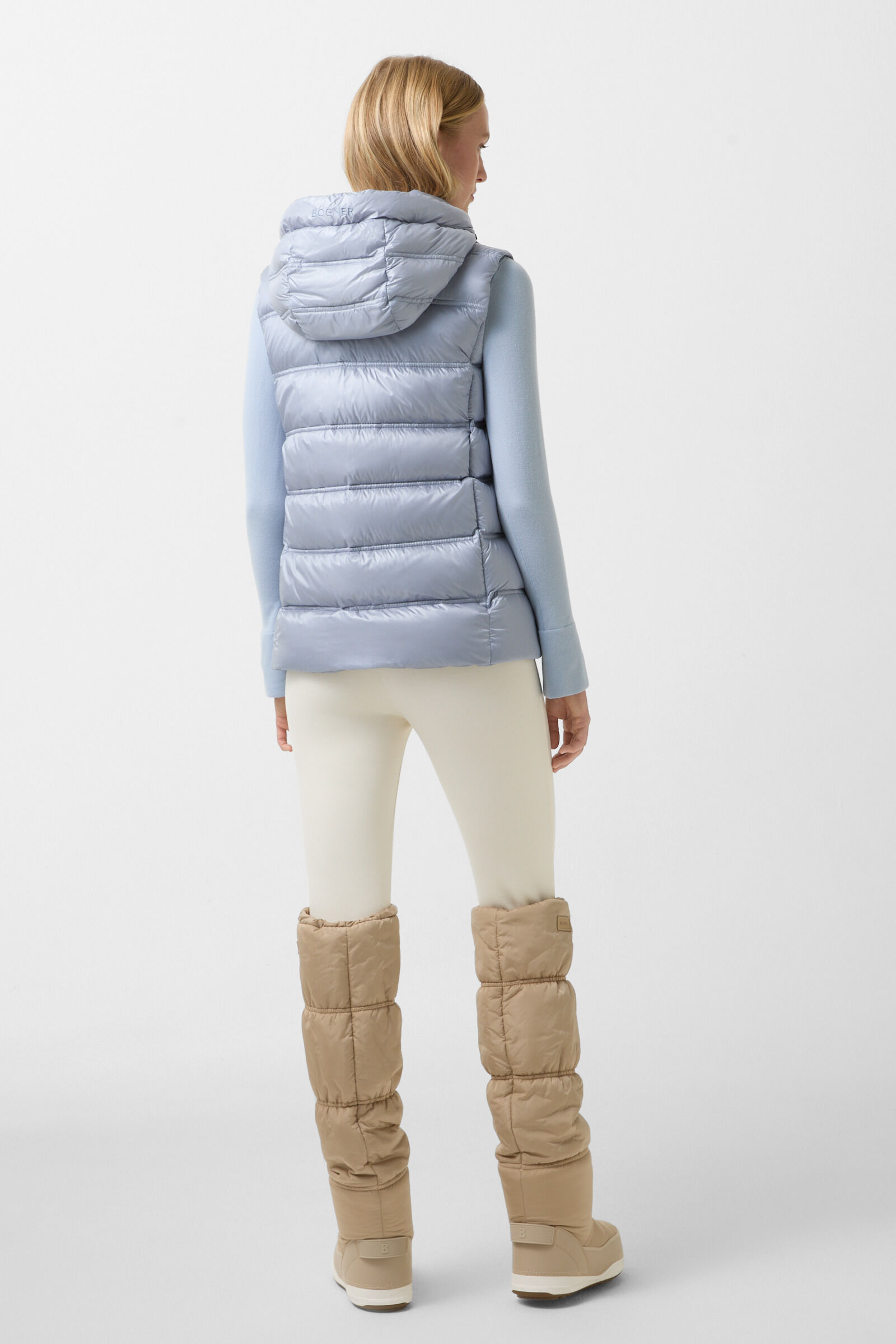 Liddy down waistcoat Light blue