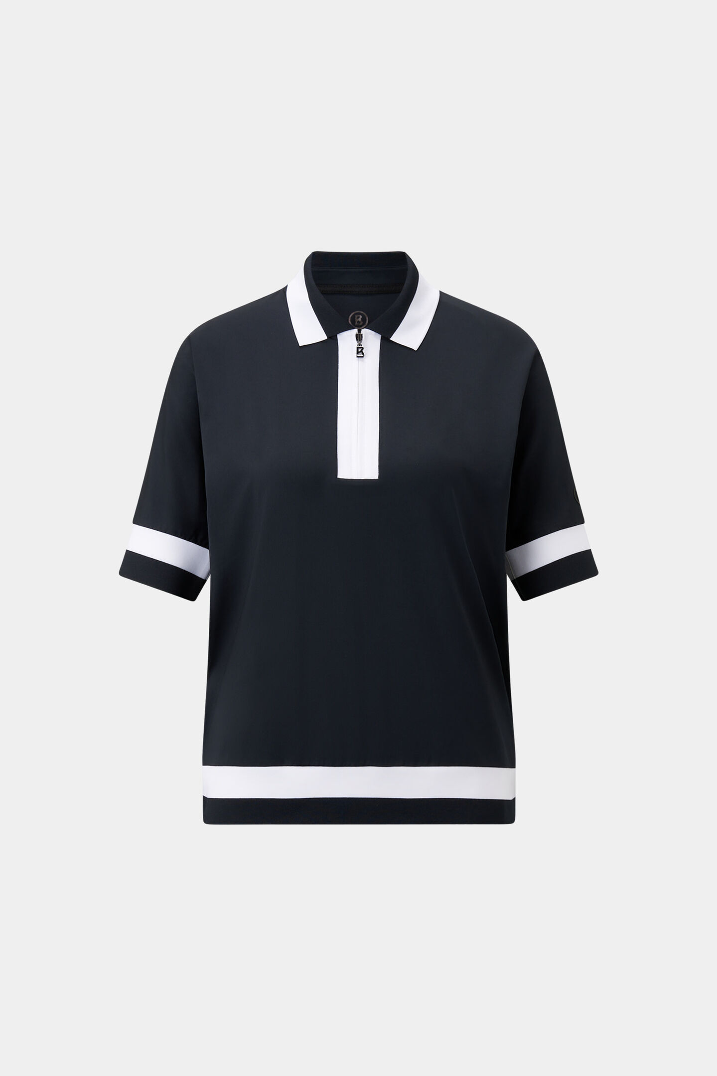 Andrina functional short-sleeved top Black