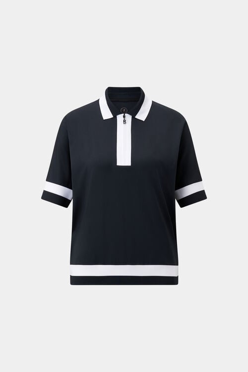 Andrina functional short-sleeved top Black