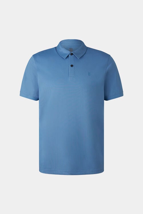 Timo polo shirt Misty blue