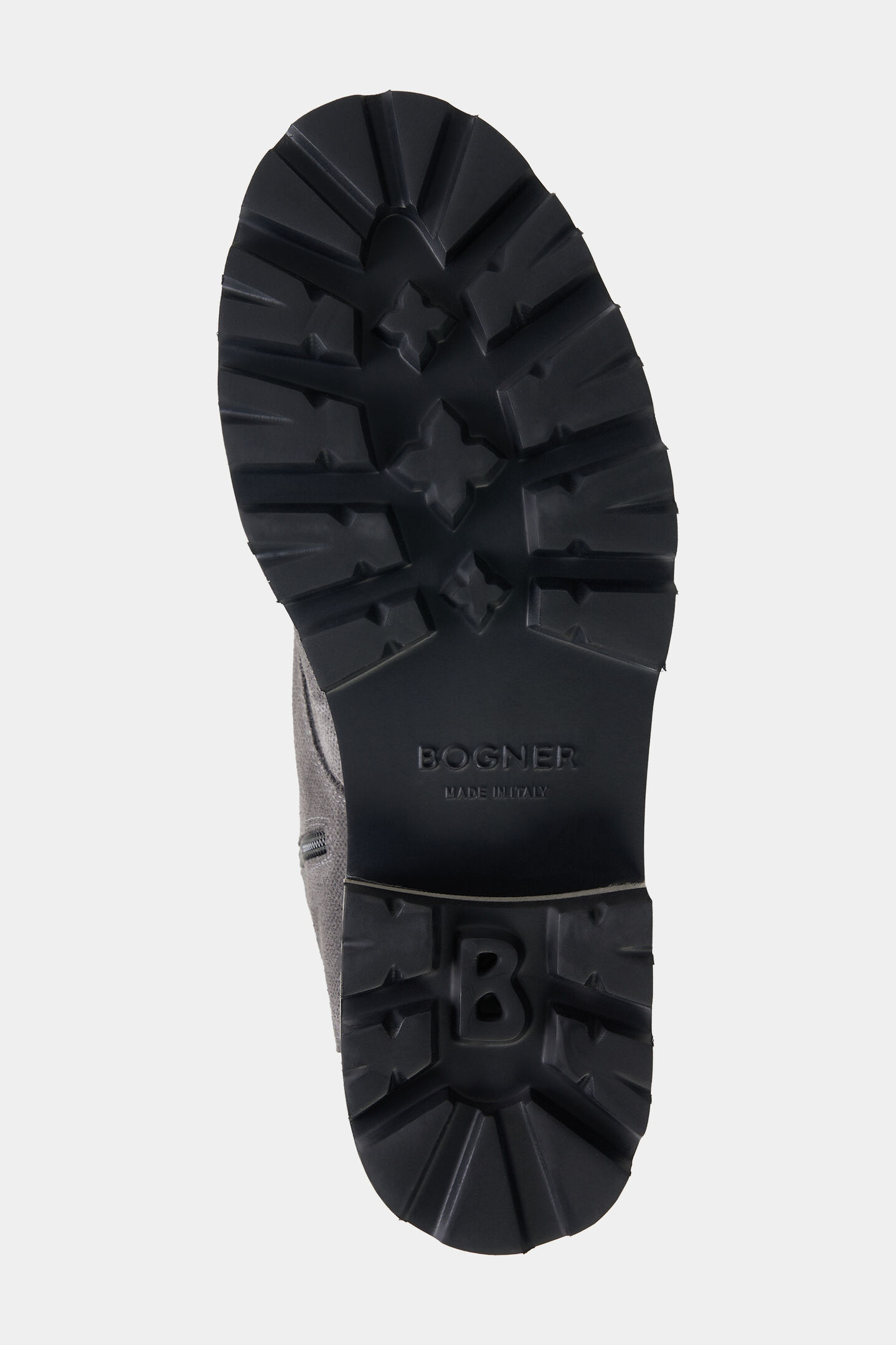 Lace-up boots Courchevel Grey/black