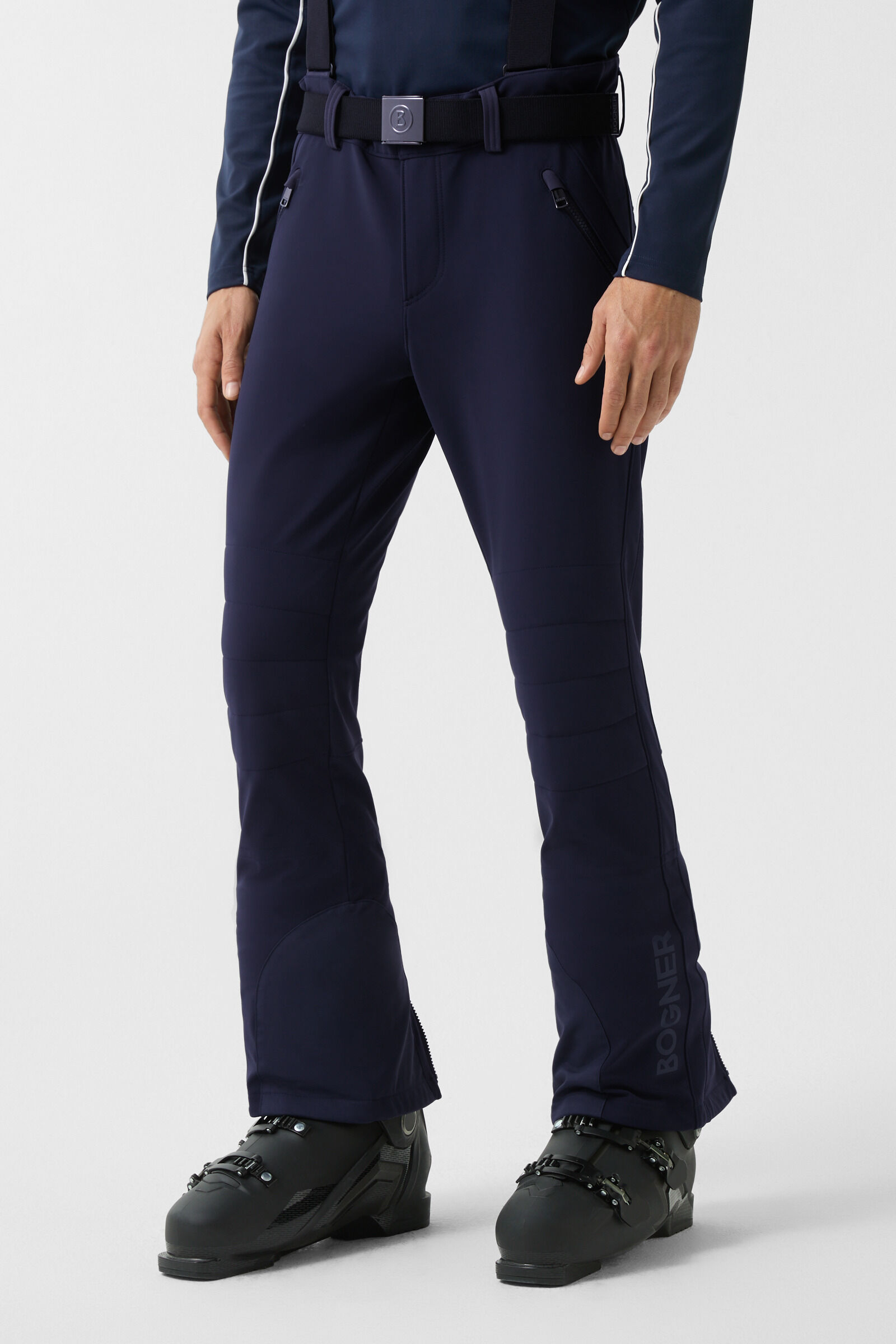 Curt softshell ski trousers Navy blue