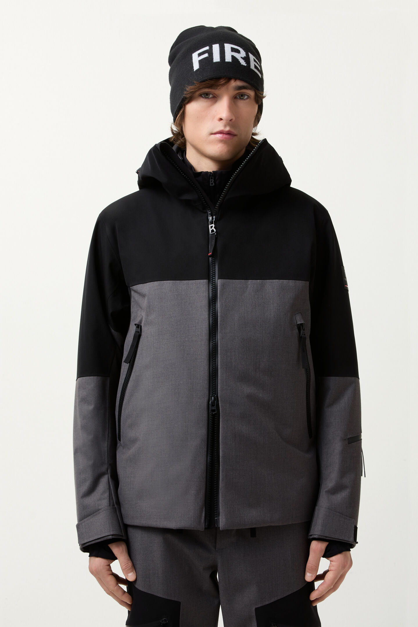 Dyre ski jacket Gray/black