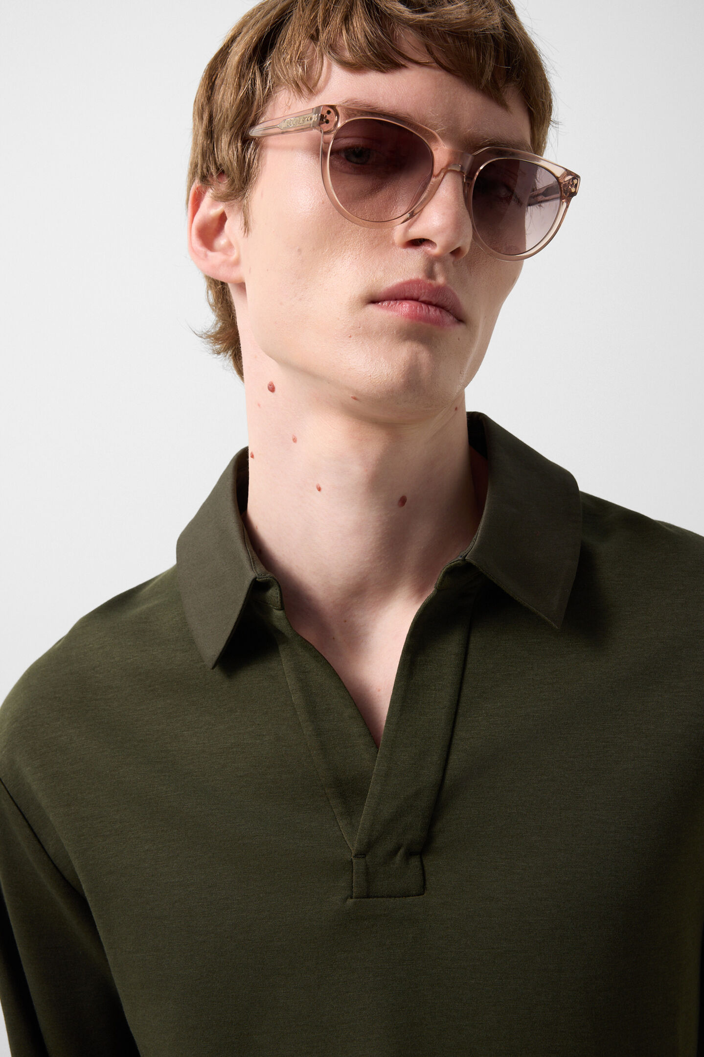 Lionel polo sweatshirt Olive green