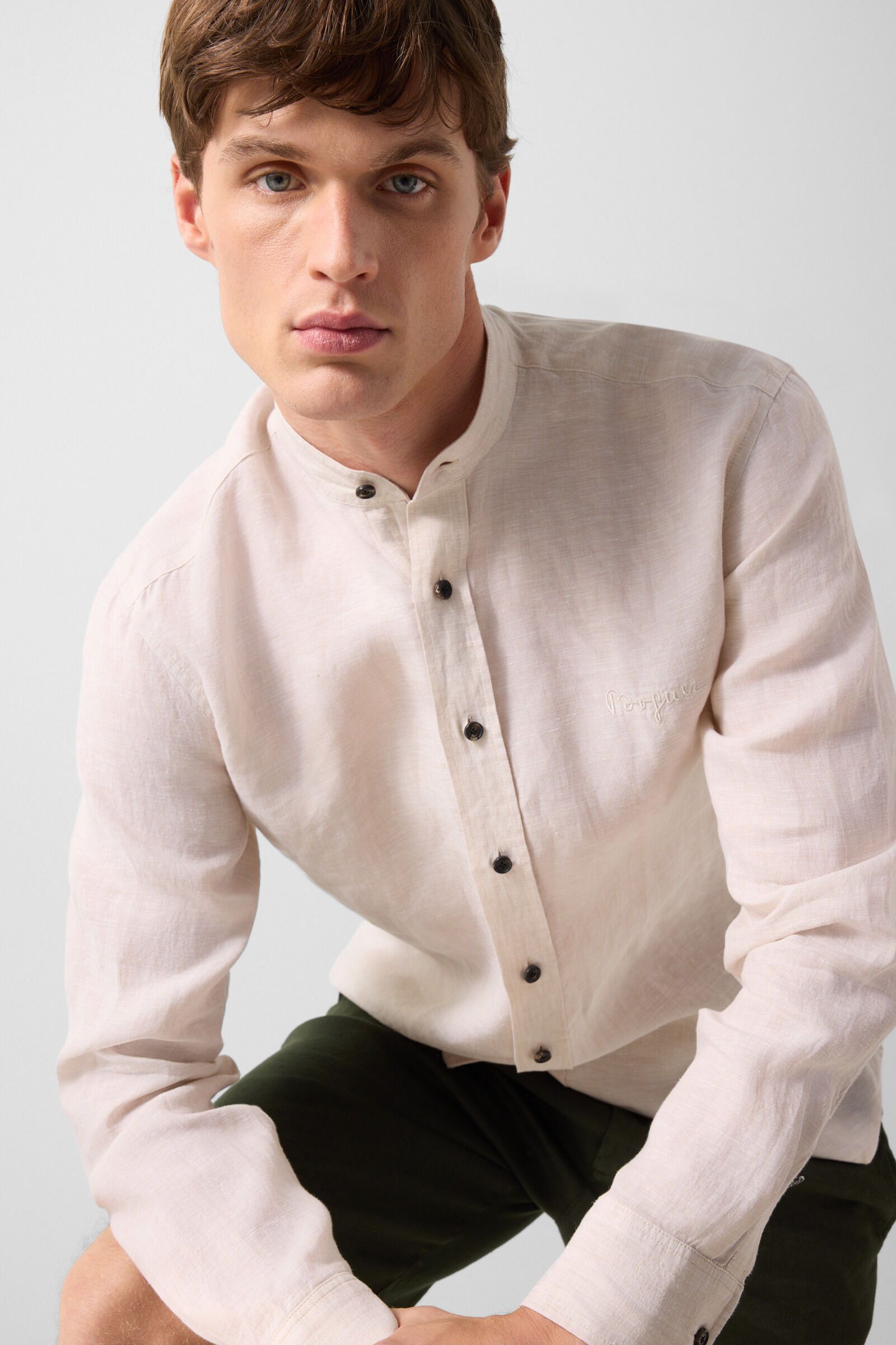 Linen shirt Raphi Sand