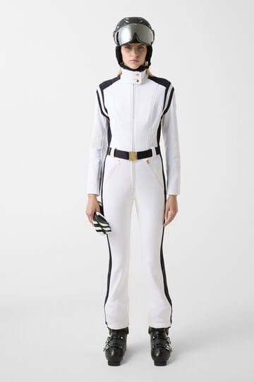 Janny softshell ski overall White/black Janny softshell ski overall White/black