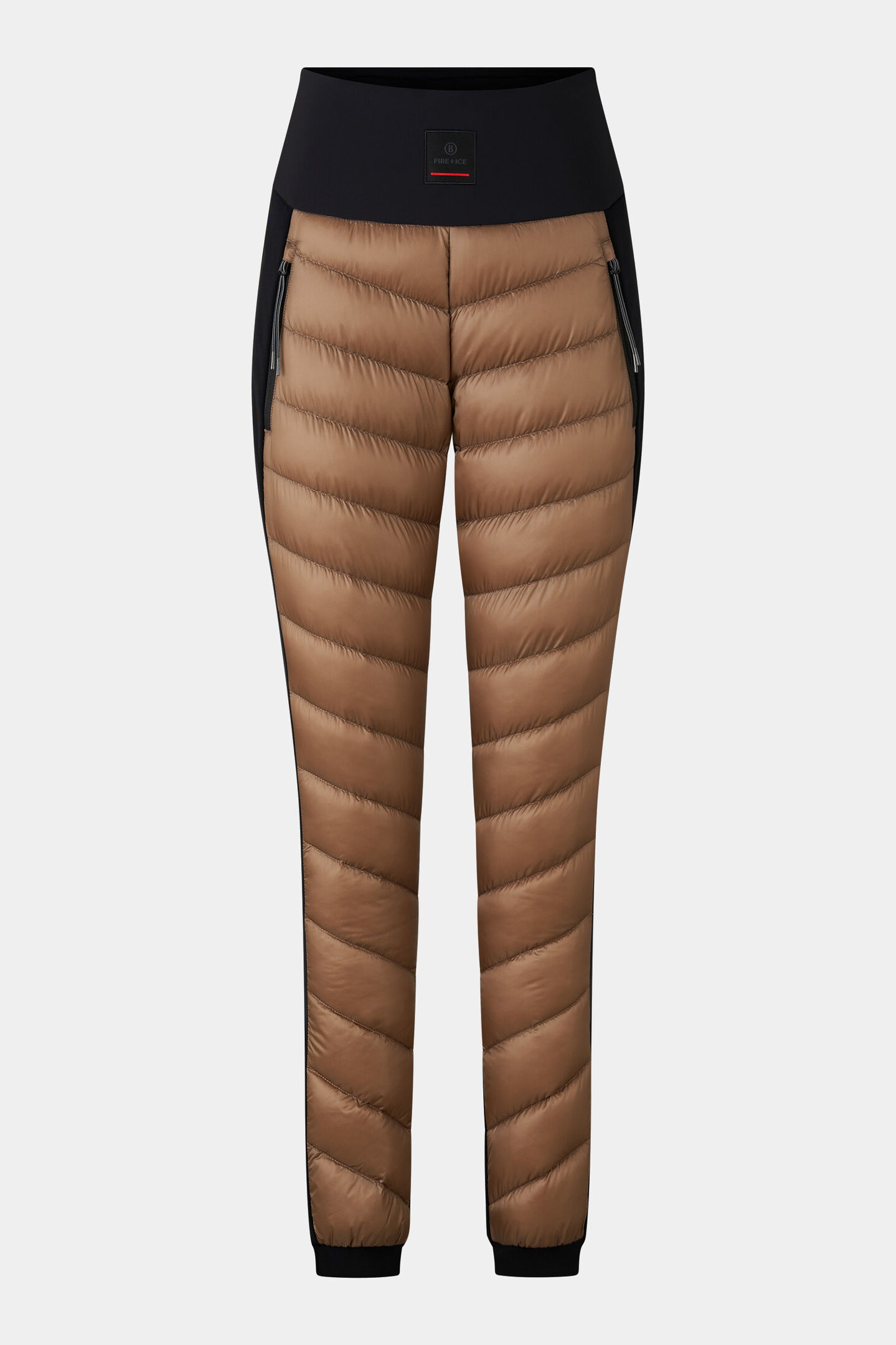 Cora down trousers Caramel/black