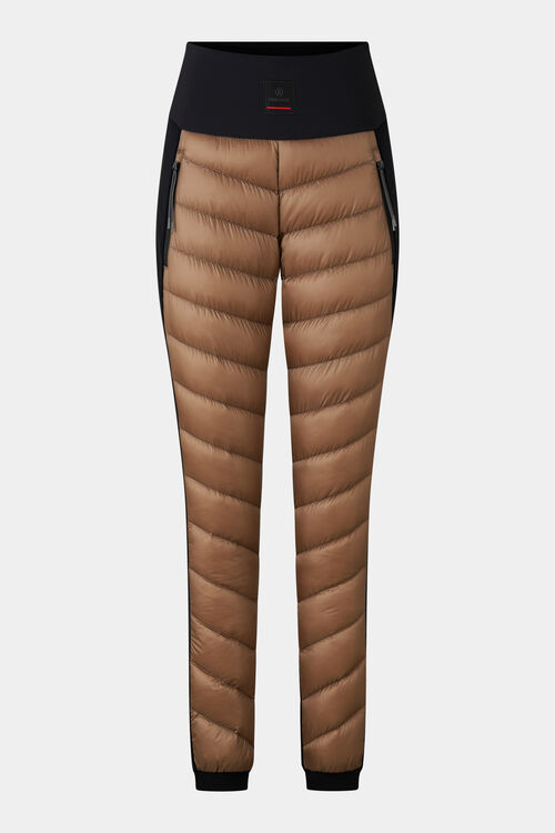 Cora down trousers Caramel/black