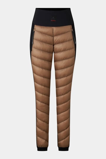 Daunen-Hose Cora Karamell/Schwarz Daunen-Hose Cora Karamell/Schwarz