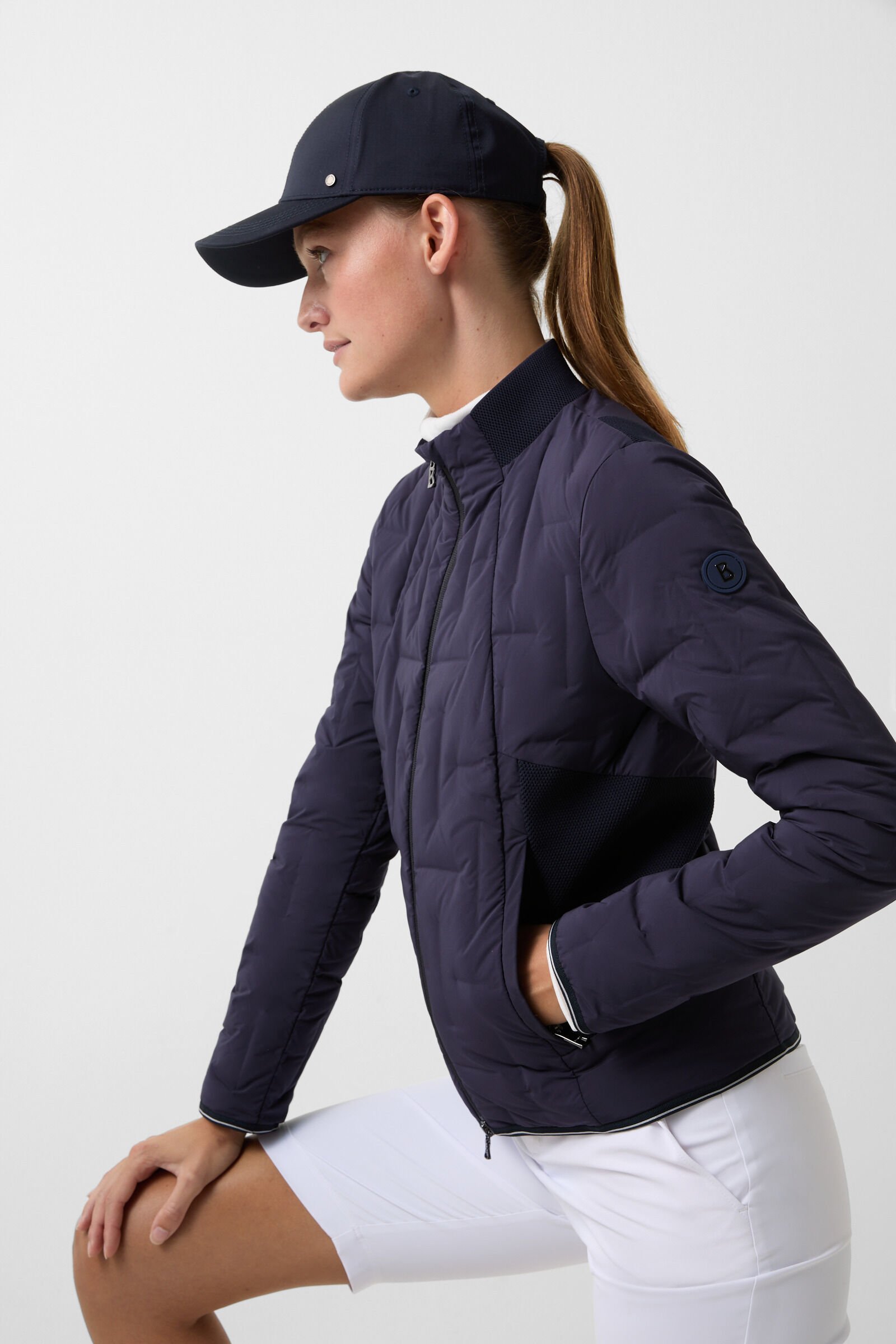 Jina lightweight down jacket Navy blue