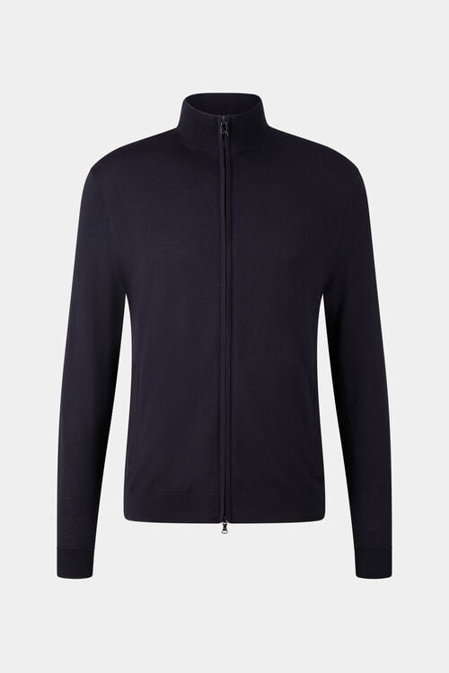 Knit jacket Oscar Navy blue