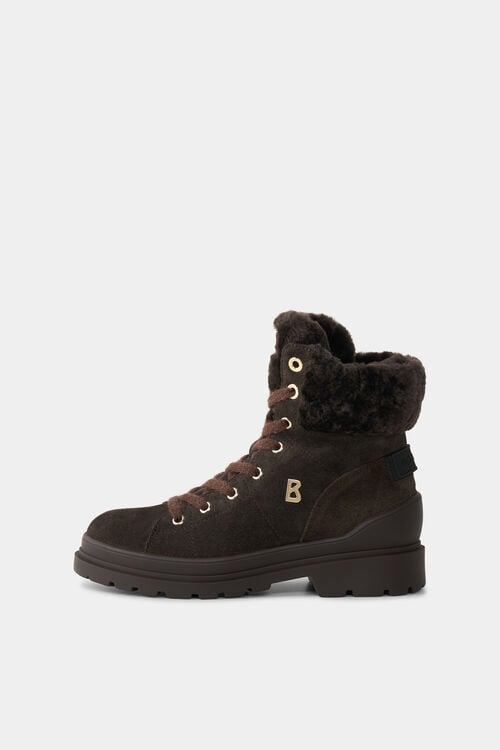 Schnürboots St. Moritz mit Spikes Chocolate