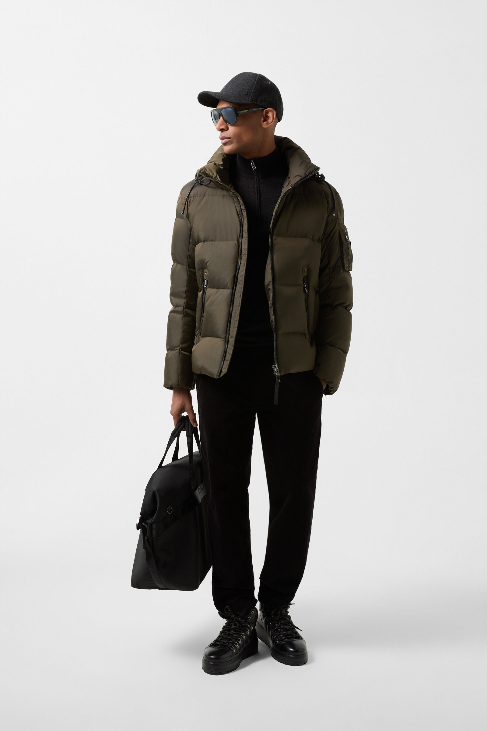 BOGNER Pull camionneur en fine maille Ouri für Herren