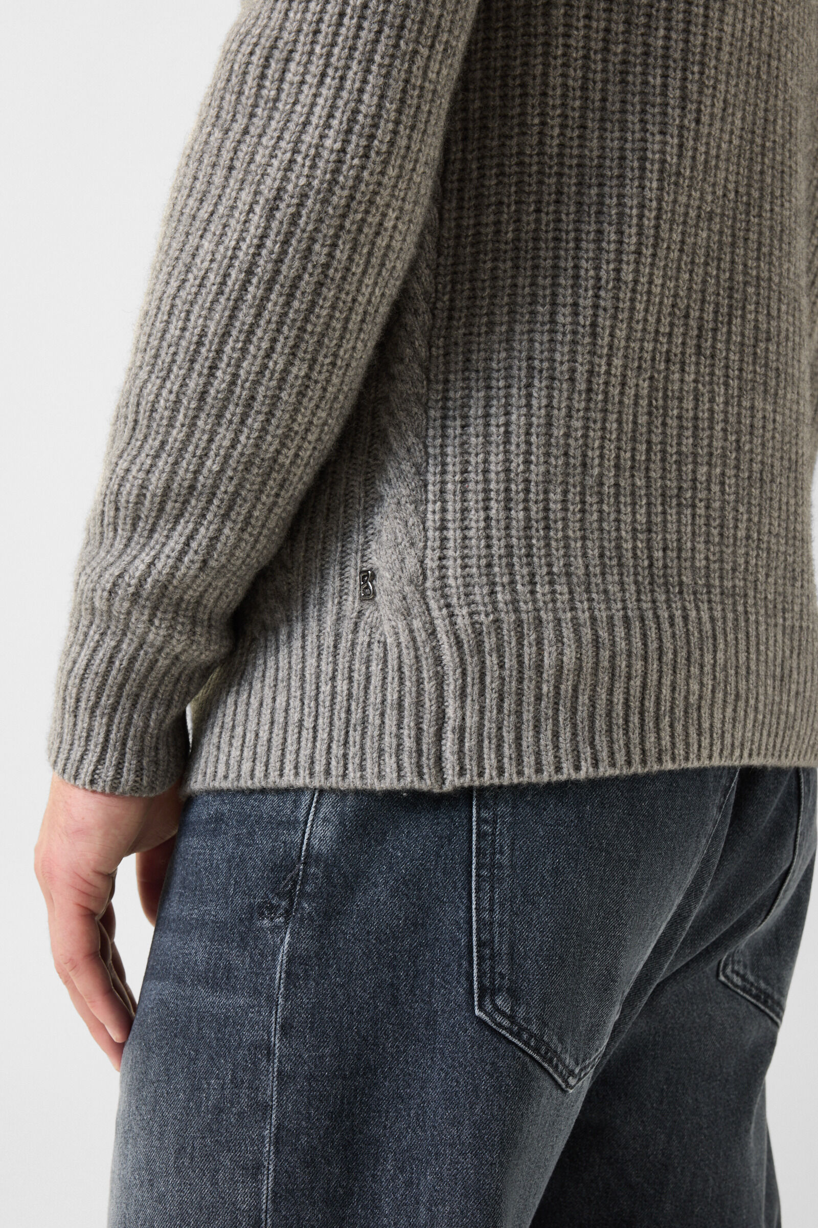 Yak-Pullover Eros Grau
