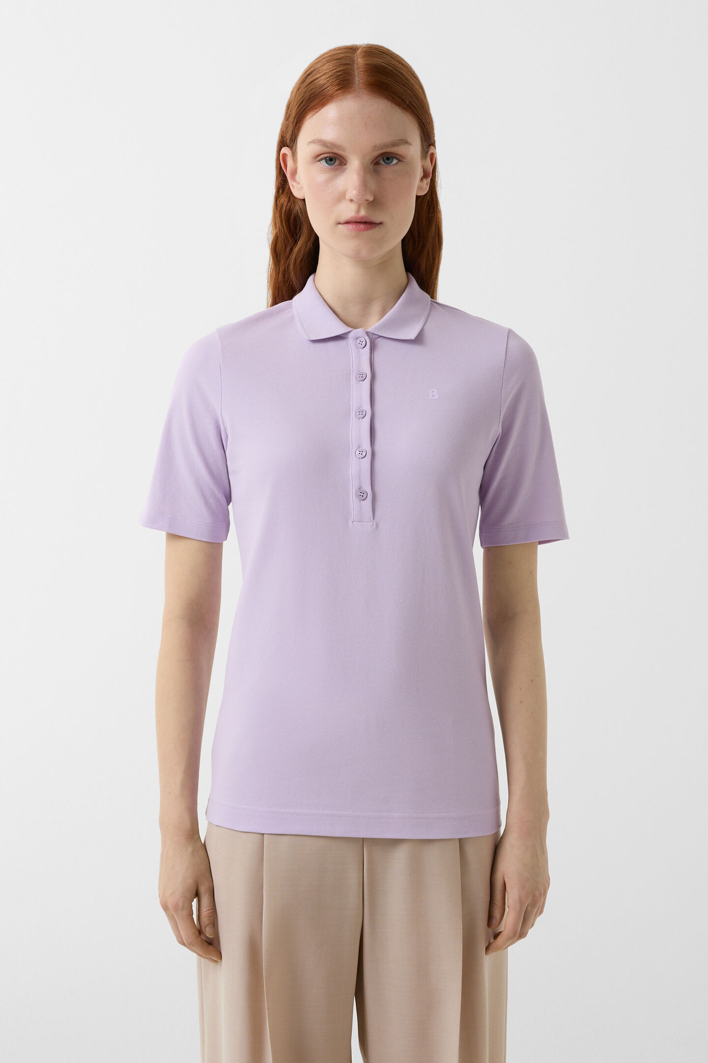 Malika polo shirt Lilac