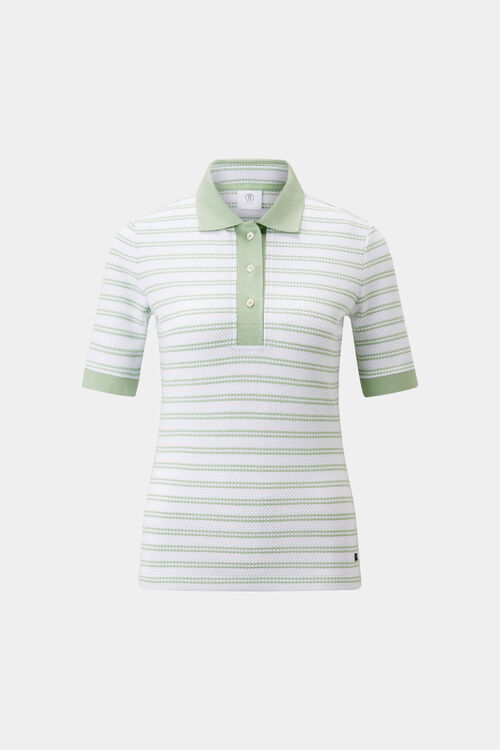 Polo-Shirt Wendy Mint/Weiß