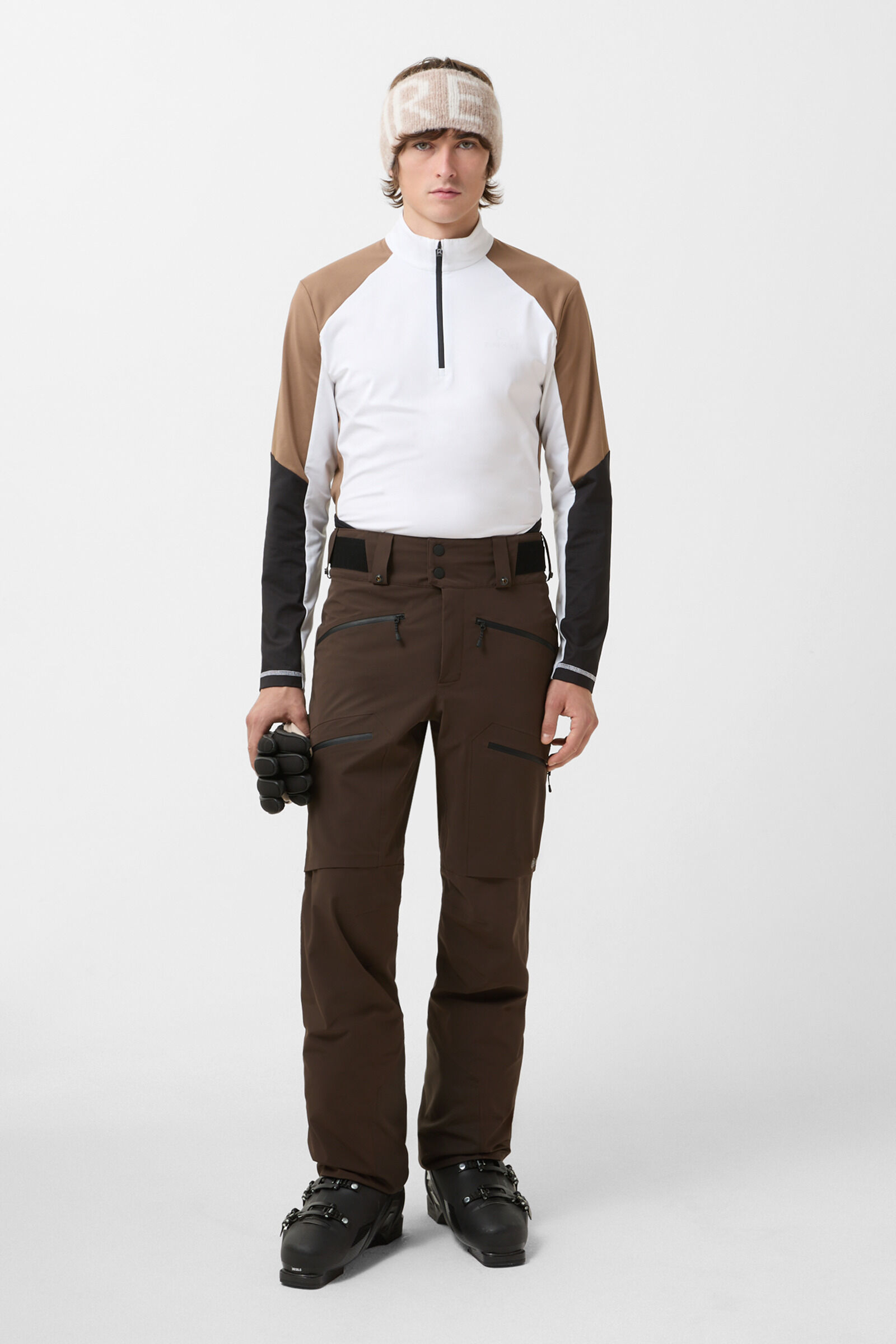 Solomun ski trousers Chocolate