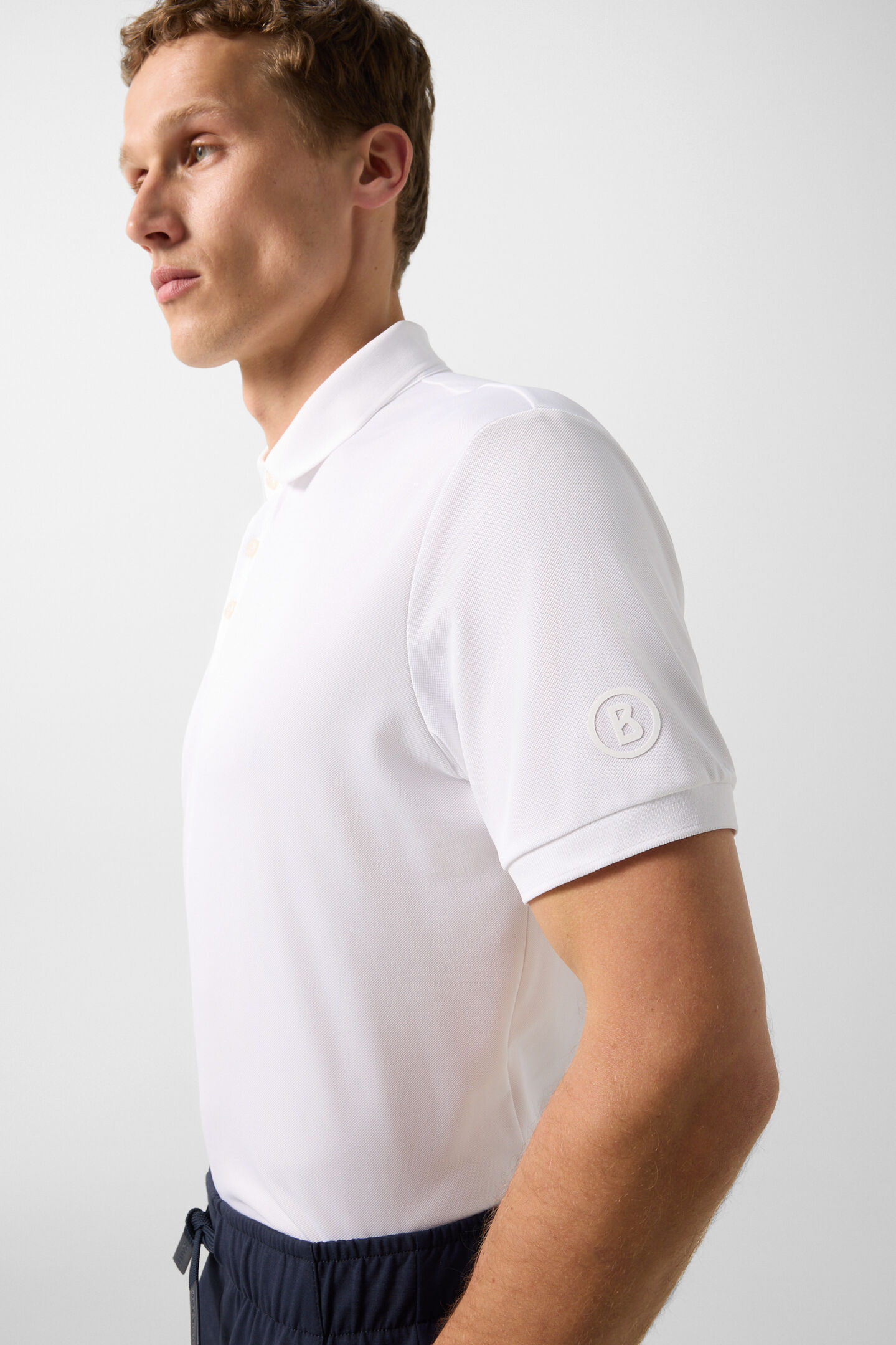 Daniel functional short-sleeved top White